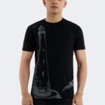 Rainsnow men t-shirt black