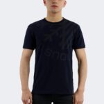 Rainsnow men t-shirt navy blue