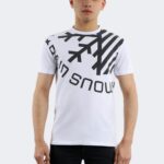 Rainsnow men t-shirt white-anthracite