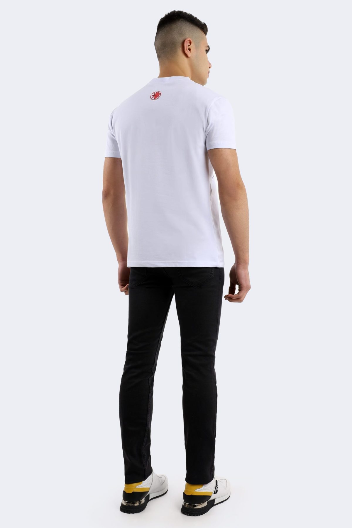 Rainsnow men t-shirt – White-Purple-1448