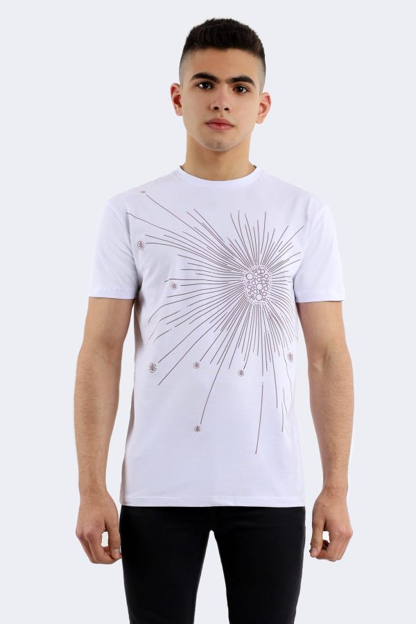 Rainsnow men t-shirt – White-Purple-0