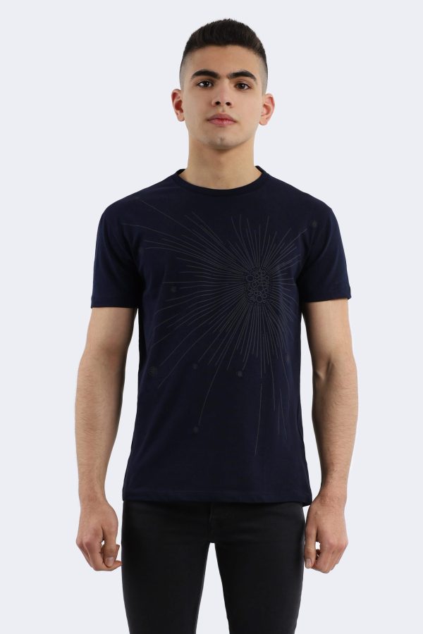 Rainsnow men t-shirt – Navy blue-Anthracite-0