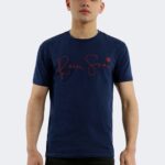 Rainsnow men t-shirt indigo