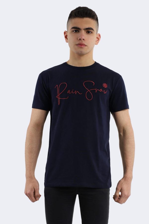 Rainsnow men t-shirt – Navy blue-0