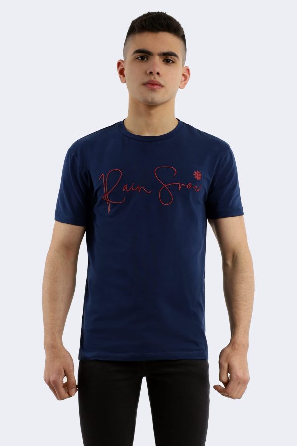 Rainsnow men t-shirt – Indigo-0