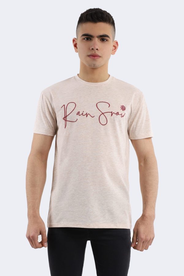 Rainsnow men t-shirt – Beige-0