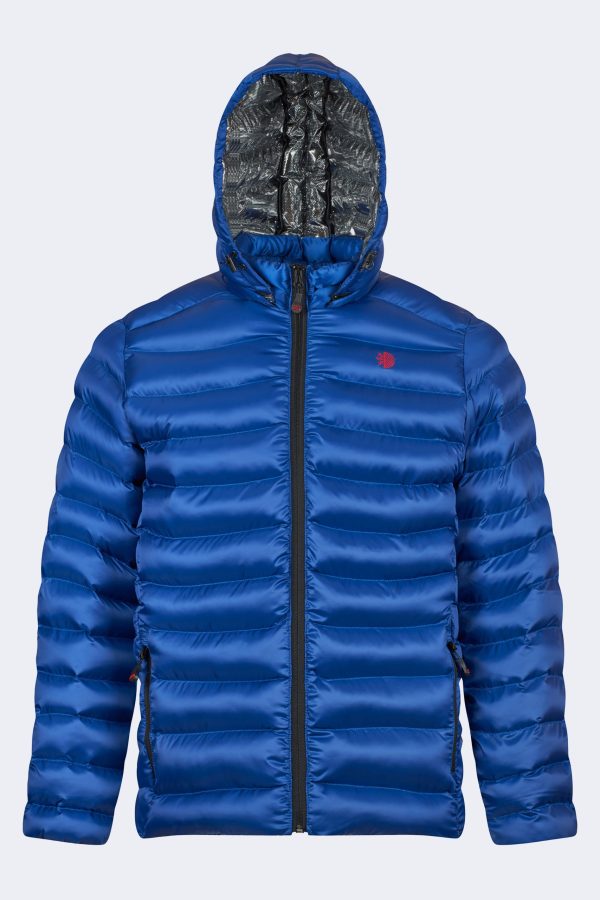 Men's Hooded Nylon Inflatable Jacket – Sax-2128