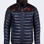 Men's Nylon Inflatable Jacket – Navy blue-0