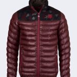 Men's Nylon Inflatable Jacket – Burgundy-0