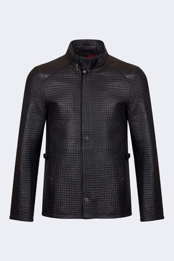 Men's leather jacket – Black-0