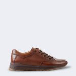 Leather, Suede Classic Sneakers – Brown-0