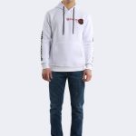 Logo Printed Cotton Hooded Sweatshirt-0
