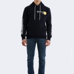 Logo Printed Cotton Hooded Sweatshirt-0